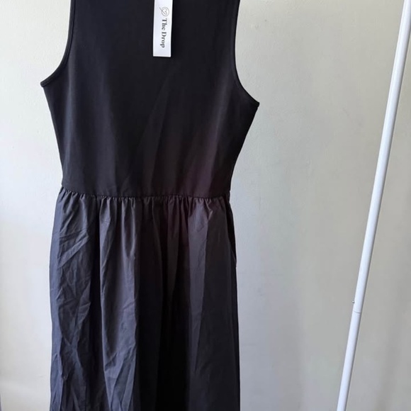 The Drop Womens Dia Mixed Fabric Midi Tank Maxi Dress size L - Picture 5 of 8